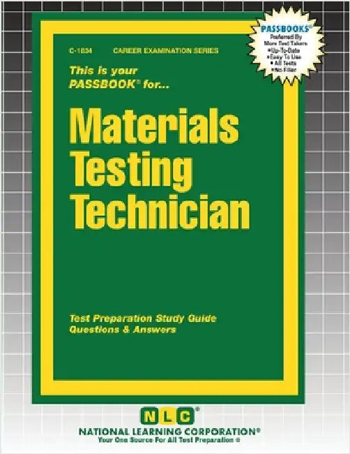 Materials Testing Technician by Passbooks