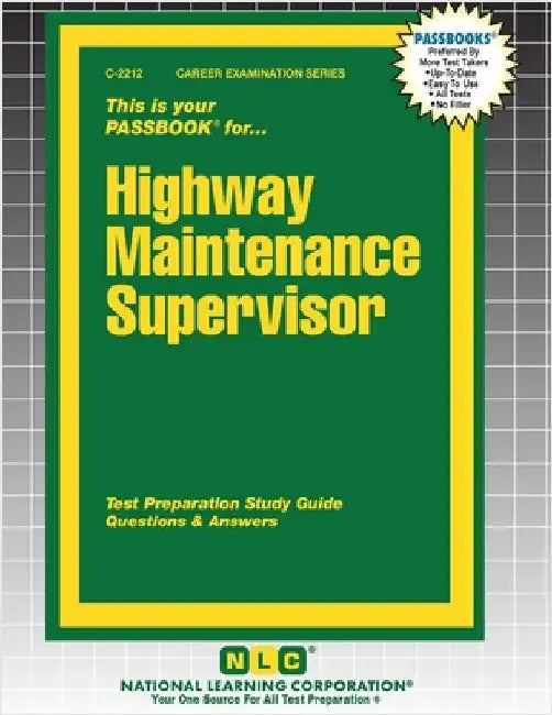 Highway Maintenance Supervisor by Passbooks