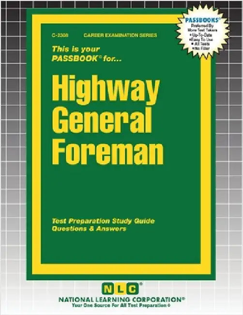 Highway General Foreman by Passbooks