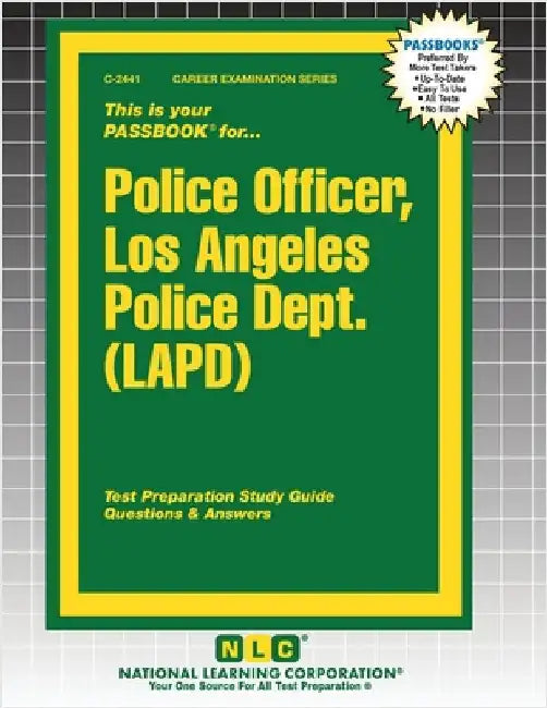 Police Officer, Los Angeles Police Dept. (LAPD) by Passbooks