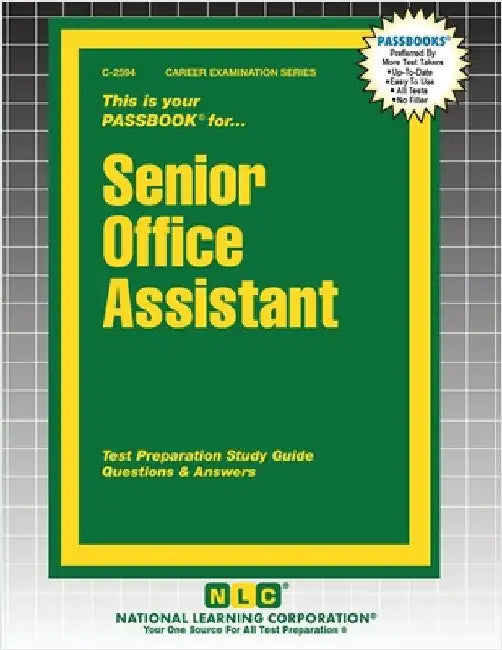 Senior Office Assistant by Passbooks