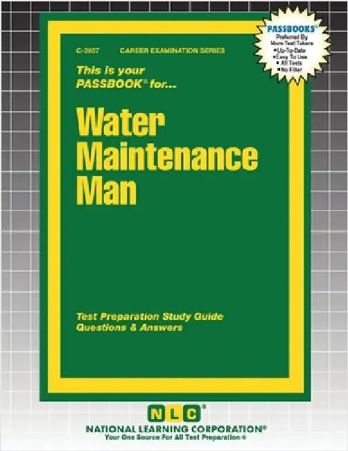 Water Maintenance Man by Passbooks