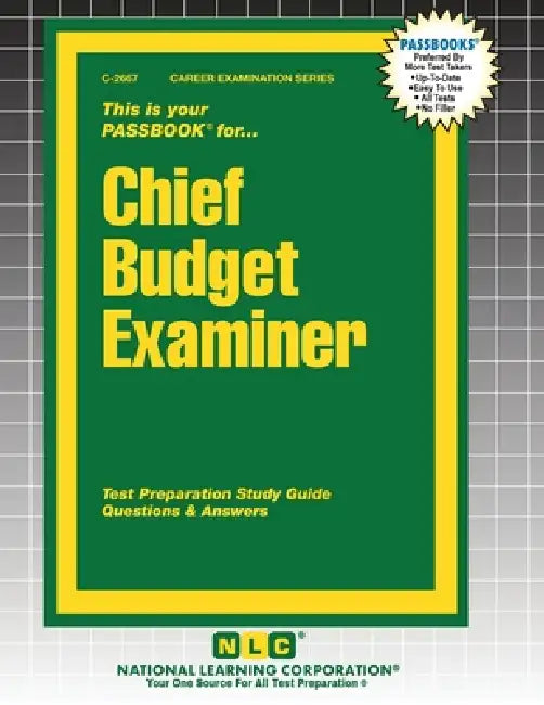 Chief Budget Examiner by Passbooks