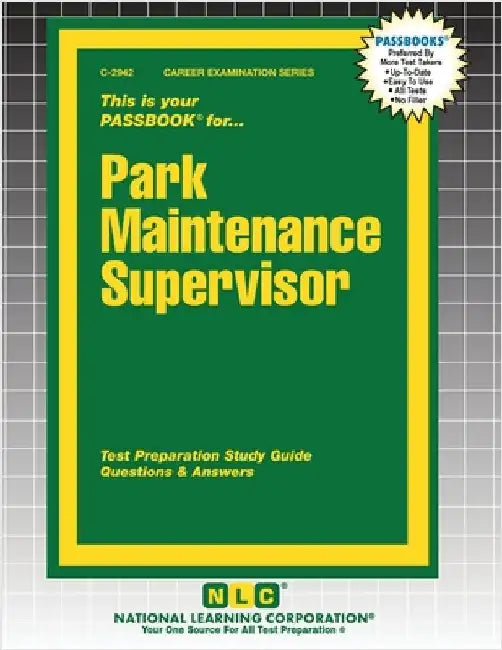 Park Maintenance Supervisor by Passbooks