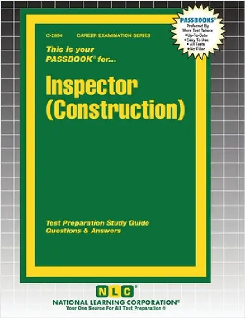 Inspector (Construction) by Passbooks