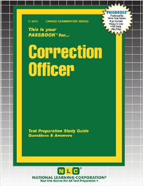 Correction Officer by Passbooks