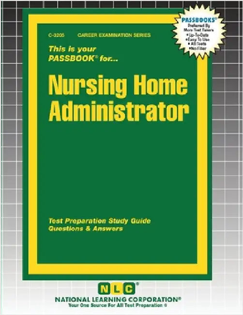 Nursing Home Administrator by Passbooks