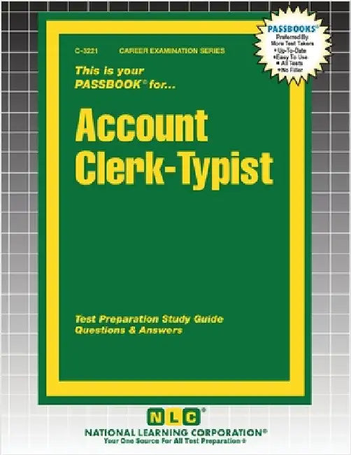 Account Clerk-Typist by Passbooks