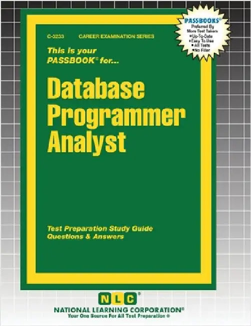 Database Programmer Analyst by Passbooks
