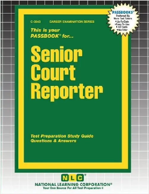 Senior Court Reporter by Passbooks