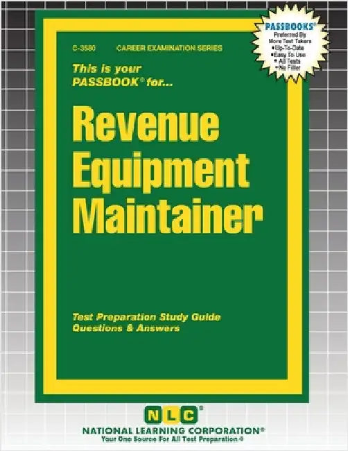 Revenue Equipment Maintainer by Passbooks