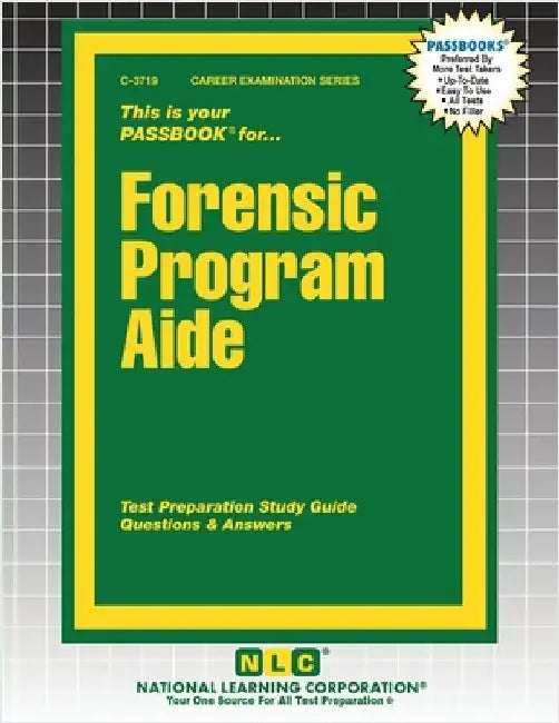 Forensic Program Aide by Passbooks