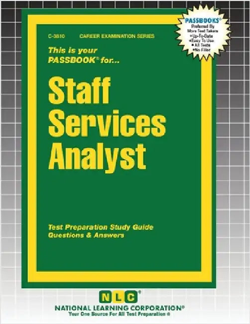 Staff Services Analyst by Passbooks