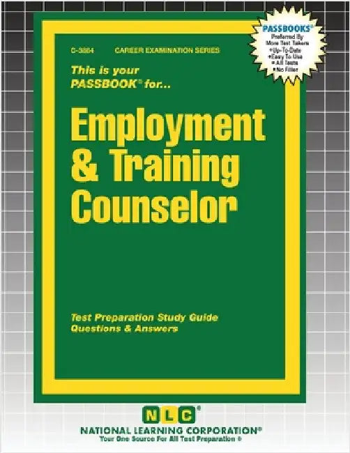 Employment & Training Counselor by Passbooks