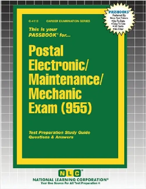Postal Electronic/Maintenance/Mechanic Examination (955) by Passbooks
