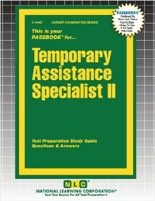 Temporary Assistance Specialist II by Passbooks