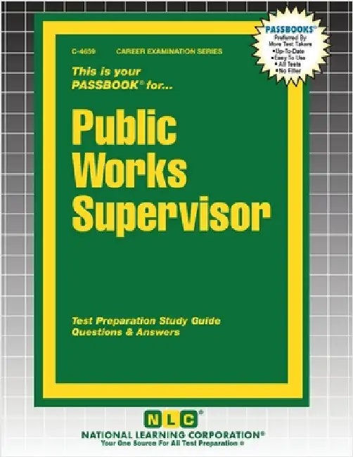 Public Works Supervisor by Passbooks