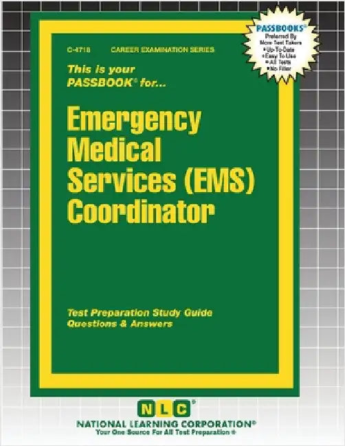 Emergency Medical Services (EMS) Coordinator by Passbooks