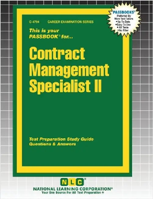 Contract Management Specialist II by Passbooks