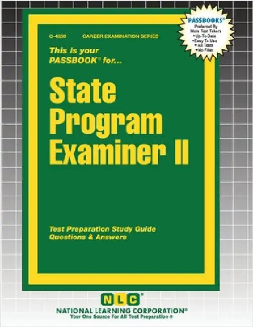 State Program Examiner II by Passbooks