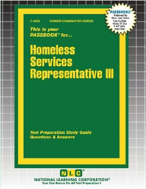 Homeless Services Representative III by Passbooks