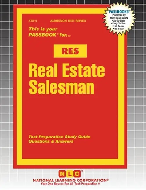 Real Estate Salesman (RES) by Passbooks