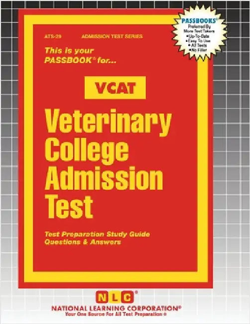 Veterinary College Admission Test (VCAT) by Passbooks