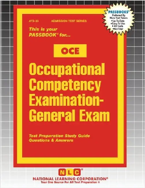 Occupational Competency Examination - General Exam (OCE) by Passbooks