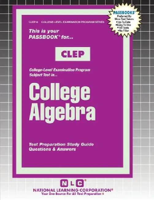 College Algebra by Passbooks