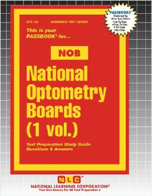 National Optometry Boards (NOB) (1 vol.) by Passbooks