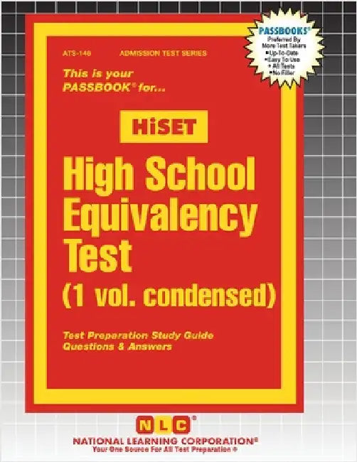 HiSET / High School Equivalency Test by Passbooks