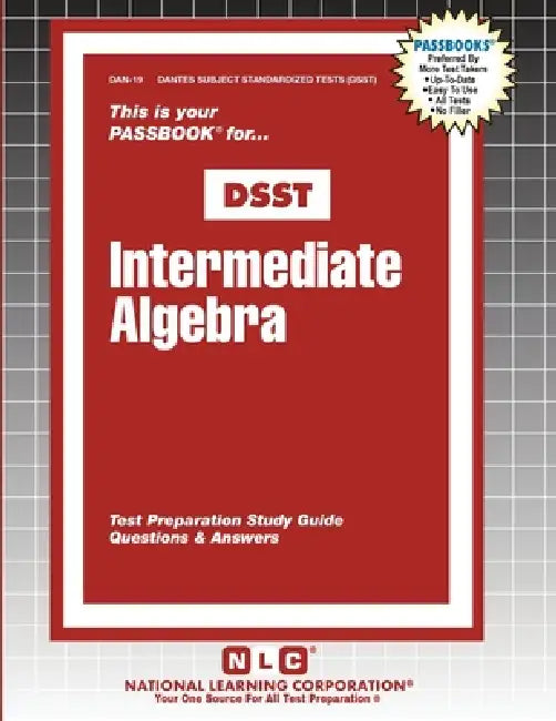 Intermediate Algebra by Passbooks
