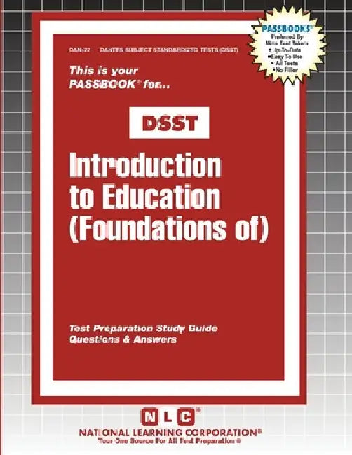 Introduction to Education (Foundations of) by Passbooks