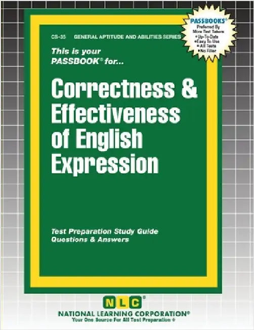 Correctness & Effectiveness of English Expression by Passbooks