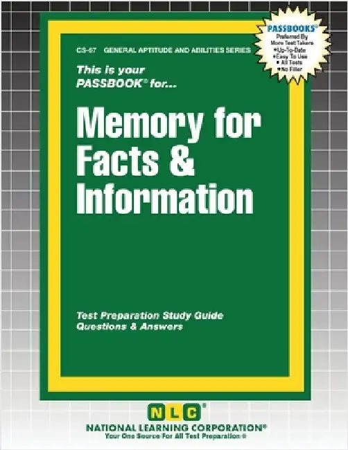 Memory for Facts & Information by Passbooks
