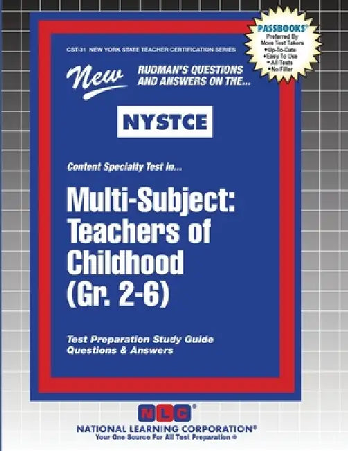 Multi-Subject: Teachers of Childhood (Gr. 2-6) by Passbooks