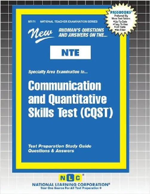 Communication and Quantitative Skills Test (CQST) by Passbooks