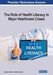 The Role of Health Literacy in Major Healthcare Crises by Vassilios Papalois