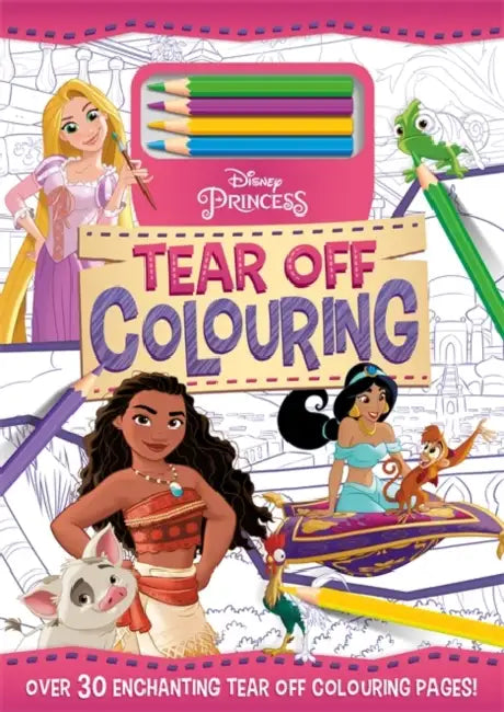 Disney Princess: Tear Off Colouring by Annelie Pohlen