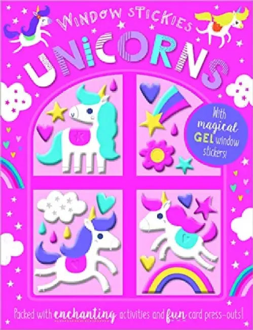 Window Stickies Unicorns by Amy Boxshall