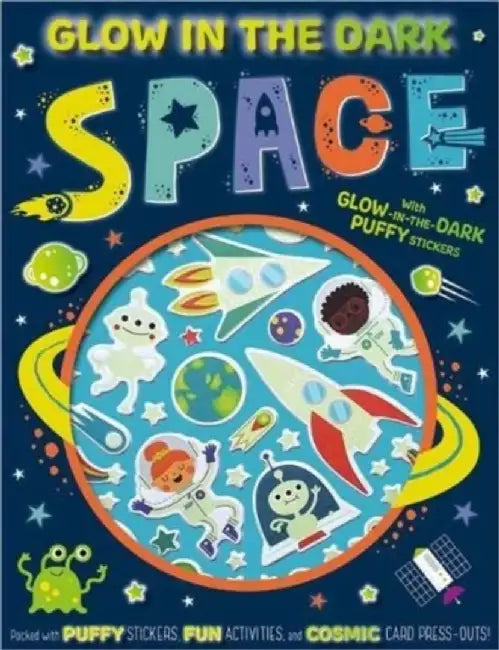 Glow in the Dark Space Activity Book by Patrick Bishop