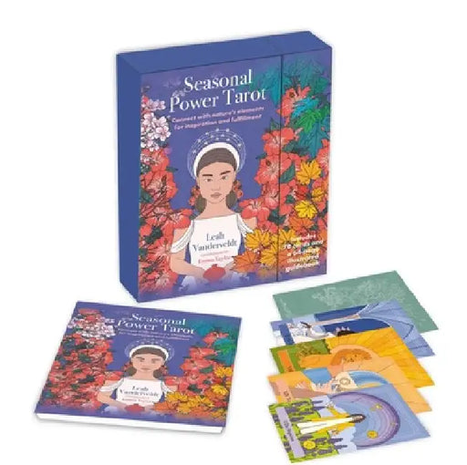Seasonal Power Tarot: Includes a Full Deck of 78 Specially Commissioned Tarot Cards and a 64-Page Illustrated Book by Leah Vanderveldt