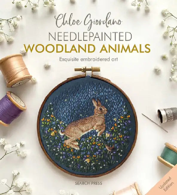 Needlepainted Woodland Animals: The Exquisite Embroidered Art of Chloe Giordano by Chloe Giordano