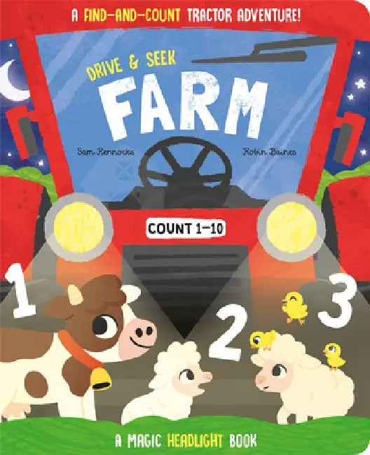 Drive & Seek Farm - A Magic Find & Count Adventure by Jenny Copper