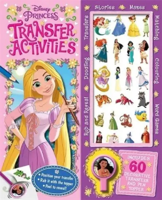 Disney Princess: Transfer Activities by Walt Disney