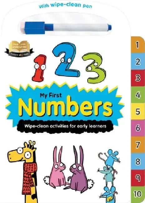 Help with Homework: My First Numbers-Wipe-Clean Activities for Early Learners: For 2+ Year-Olds-Includes Wipe-Clean Pen by Igloobooks
