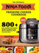 The Ultimate Ninja Foodi Pressure Cooker Cookbook: 800+ Easy, Healthy and Delicious Recipes to Pressure Cook, Air Fry, Dehydrate, Slow Cook, and more by Amy Boggs
