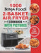 Ninja Foodi 2-Basket Air Fryer Cookbook with Pictures: 1000-Day Quick, Easy and Delicious Recipes for the Beginners and Advanced Users by Lilly, Vickie