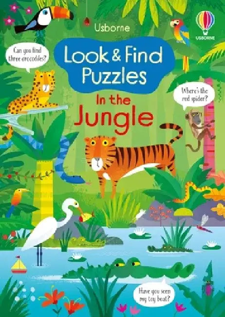 Look and Find Puzzles In the Jungle by Anneke Forzani
