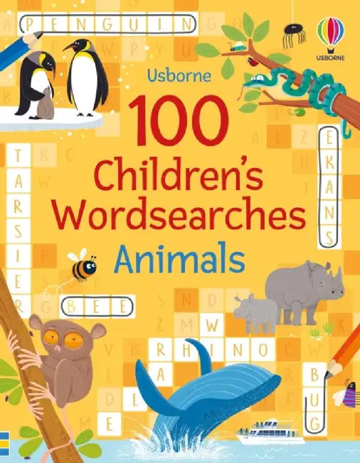 100 Children's Wordsearches: Animals by Phillip Clarke